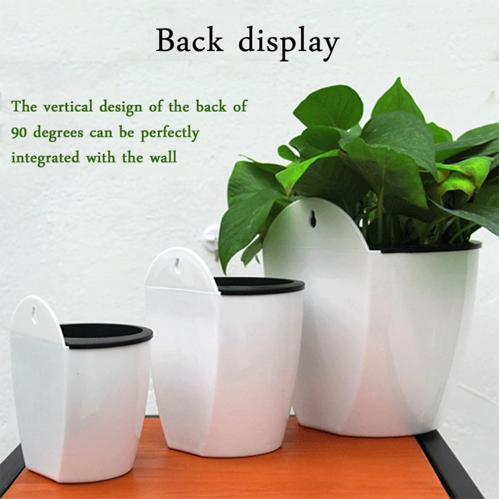 1PC Wall-Hanging Flower Pot Automatic Water-absorbing Flowerpot Succulent Green Dill Plant Pot Home Decoration Garden Pot Decor
1PC Wall-Hanging Flower Pot Automatic Water-absorbing Flowerpot Succulent Green Dill Plant Pot Home Decoration Garden Pot Decor