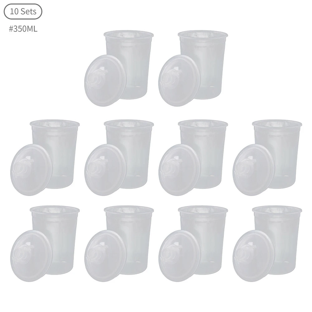 Gun Cup Liner Kit 10 Sets of Disposable Spray Gun Cup Liners and Lids with Filter Ideal for Furniture and Equipment
Gun Cup Liner Kit 10 Sets of Disposable Spray Gun Cup Liners and Lids with Filter Ideal for Furniture and Equipment