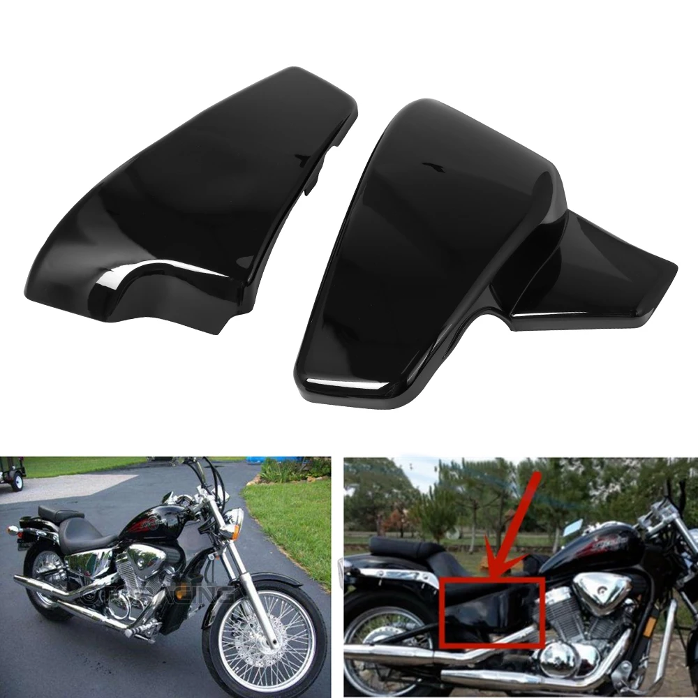 1 Pair Black Motorcycle Battery Side Fairing Cover For Honda Shadow VLX 600 VT600C VT600CD Deluxe 1999-2007
1 Pair Black Motorcycle Battery Side Fairing Cover For Honda Shadow VLX 600 VT600C VT600CD Deluxe 1999-2007