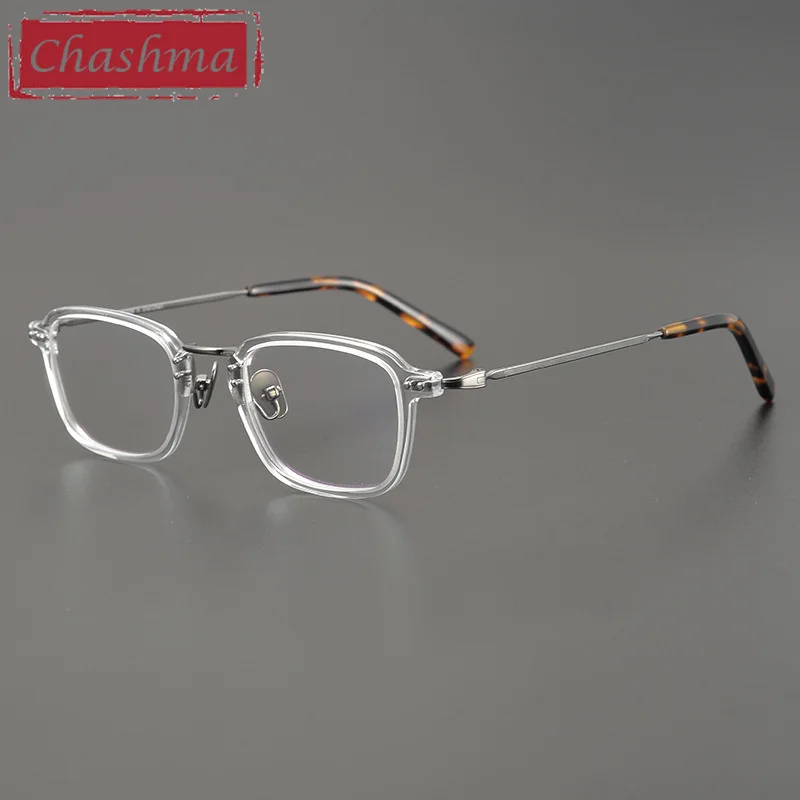 

Chashma Men Prescription Glasses Acetate Male Optical Eyewear Fashion Spectacles Frames Top Quality Eyeglass for Women