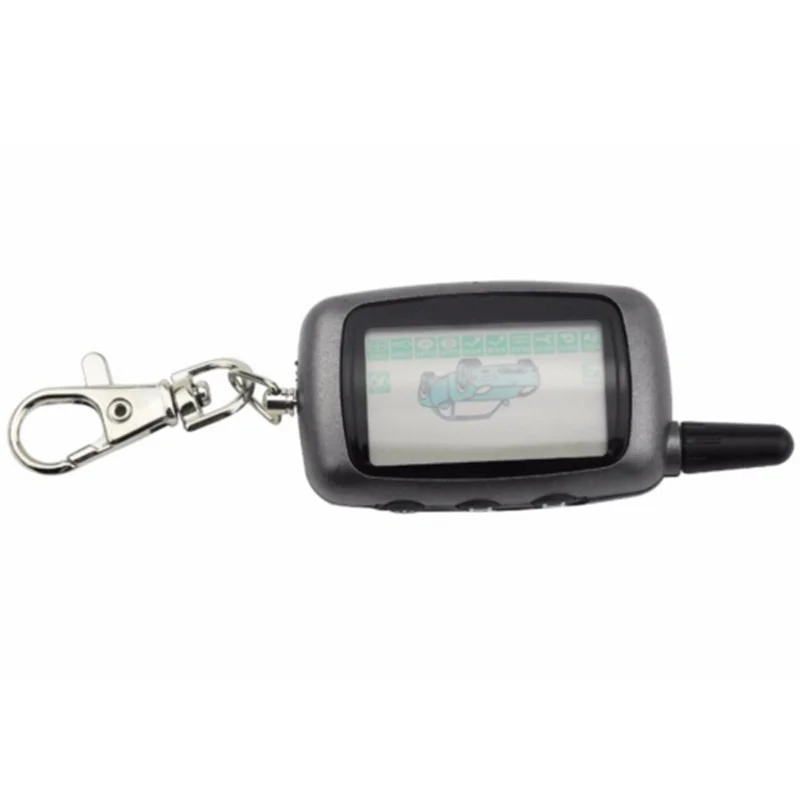 

A9 LCD Remote Controller Keychain For Vehicle Security Two Way Car Alarm StarLine Car Stying