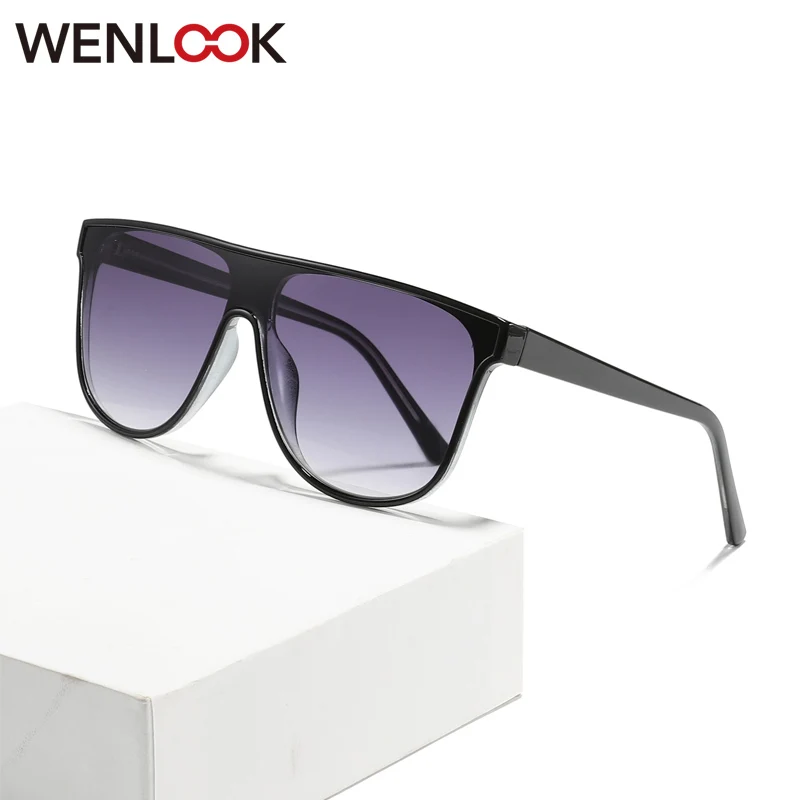 

Солнцезащитные очки WENLCCK для мужчин и женщин, винтажные поляризационные, квадратные, с защитой от ультрафиолетовых лучей и градиентом, для вождения