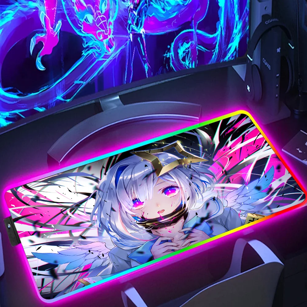 Hololive Anime Cute Girl RGB Mouse Pad Pc Accessories Keyboard Carpet Mat Gaming Office Kawaii Mousepad Varmilo Tapis De Souris
Hololive Anime Cute Girl RGB Mouse Pad Pc Accessories Keyboard Carpet Mat Gaming Office Kawaii Mousepad Varmilo Tapis De Souris