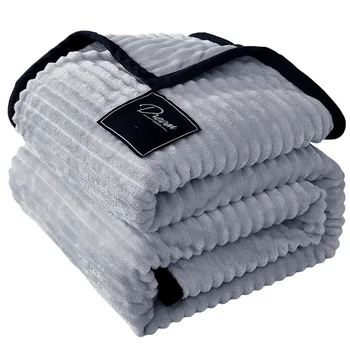 산호 양털 담요 수건 담요 에어컨 담요 소파 커버 사무실 낮잠 담요 플란넬 침대 시트 사계절 담요 상품 이미지