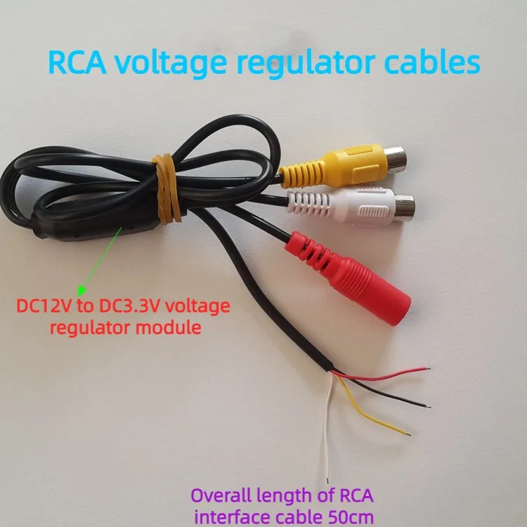 2Pcs Stabilizing Line RCA Stabilizing Line 12V to 3.3V Stabilizing Line RCA Stabilizing Wire Length 50CM
2Pcs Stabilizing Line RCA Stabilizing Line 12V to 3.3V Stabilizing Line RCA Stabilizing Wire Length 50CM