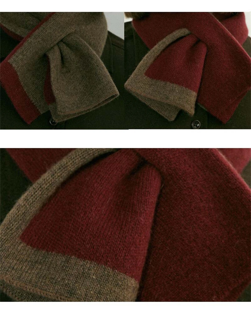 Korean Cross Knitted Scarf Women‘s Double-sided Neck Wraps Winter Soft Patchwork Scarves Lady Bufandas Muffler Foulard Christmas 8 Mallzona S6d5679b5cf8c4d1598f53b6b28b38e51R Korean Cross Knitted Scarf Women‘s Double-sided Neck Wraps Winter Soft Patchwork Scarves Lady Bufandas Muffler Foulard Christmas Mallzona