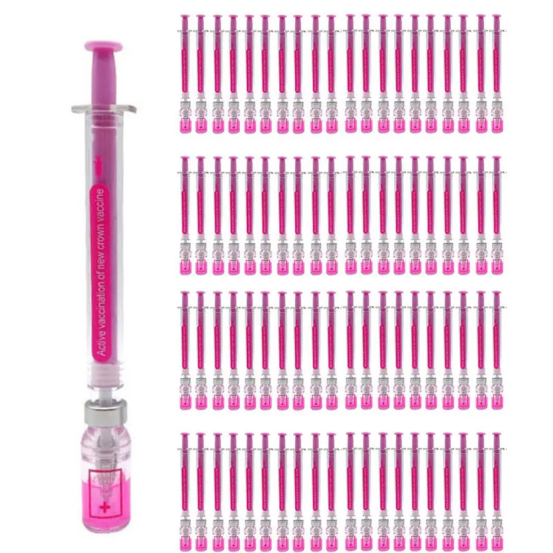 80Pcs Vaccine Pens Syringe Gel Pen Simulation Eliminates Virus Injection Syringe Shape Black Ink Signature Pen
80Pcs Vaccine Pens Syringe Gel Pen Simulation Eliminates Virus Injection Syringe Shape Black Ink Signature Pen