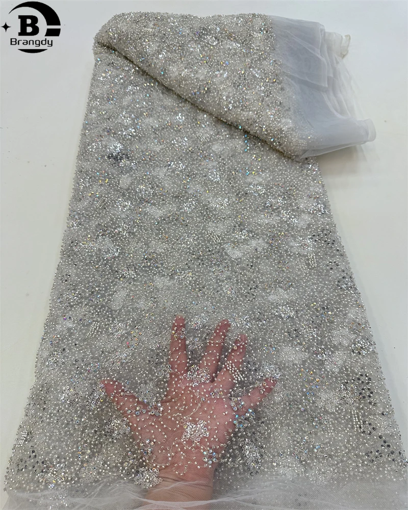 High Quality African French Handmade Beaded Lace Fabric 2024 Sewing Sequins Embroidery Nigeria Lace Fabric For Women Wedding
High Quality African French Handmade Beaded Lace Fabric 2024 Sewing Sequins Embroidery Nigeria Lace Fabric For Women Wedding