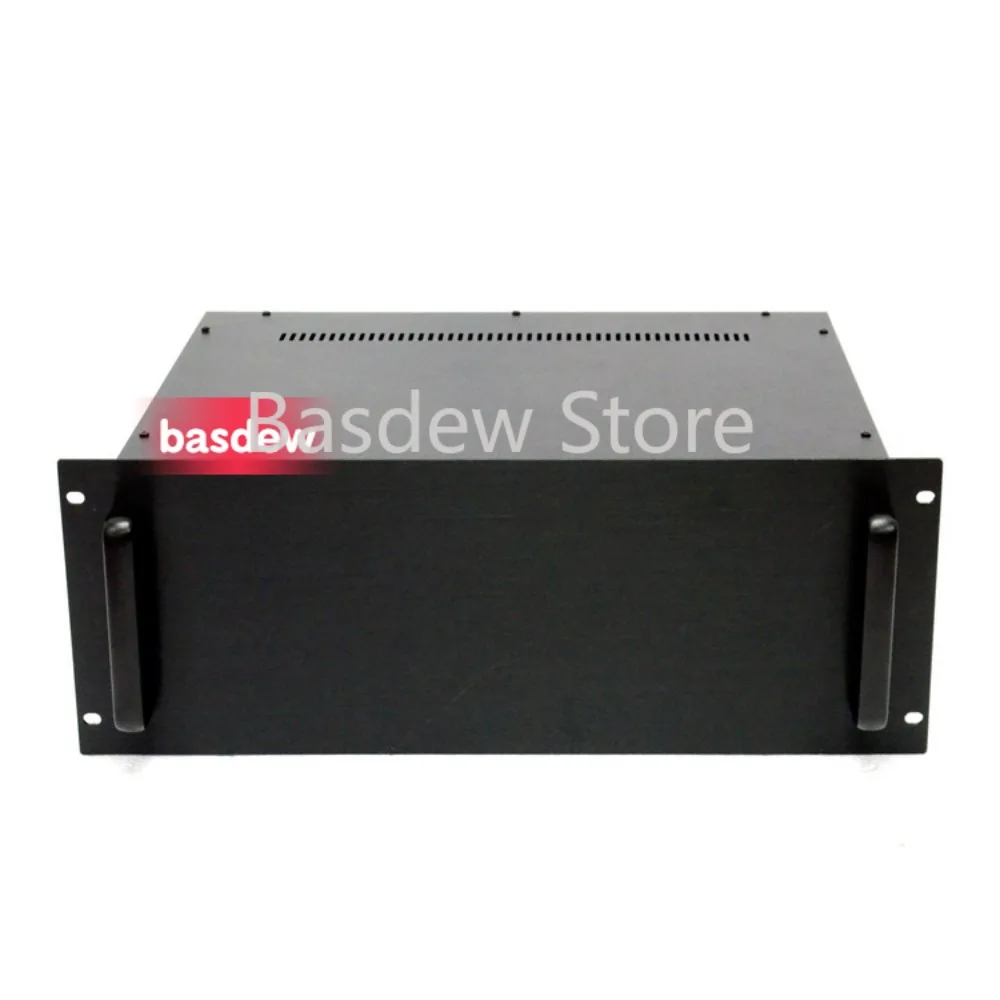 

Черное 19 дюймов 4U project DIY шасси, коробка для переключения данных, шасси для сервера связи, шасси 425*170*350 мм