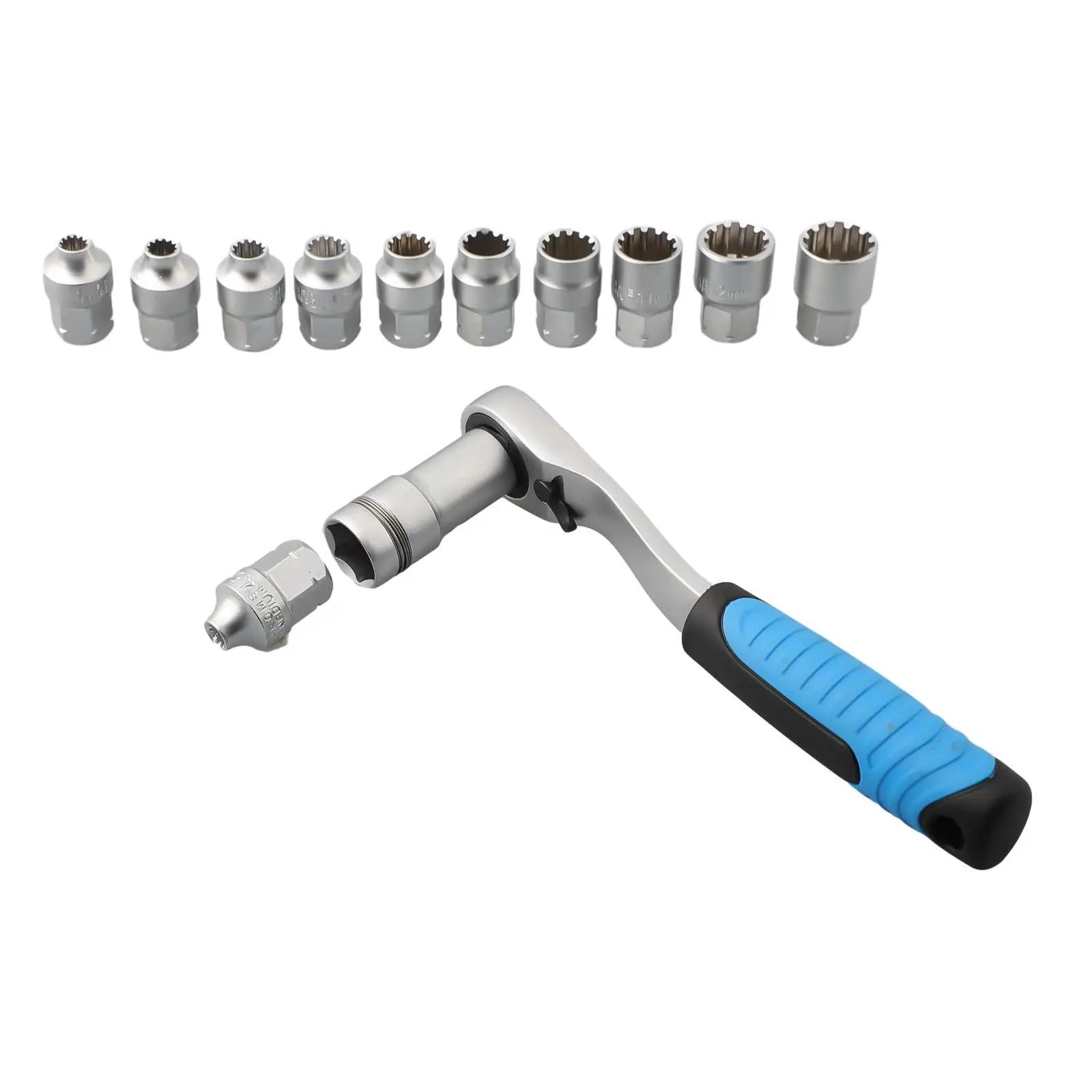 Core Ratchet Socket Wrench Kit Car Auto Repair Tool Chrome-vanadium Steel Torque Wrench Kit Withstand High Torque
Core Ratchet Socket Wrench Kit Car Auto Repair Tool Chrome-vanadium Steel Torque Wrench Kit Withstand High Torque