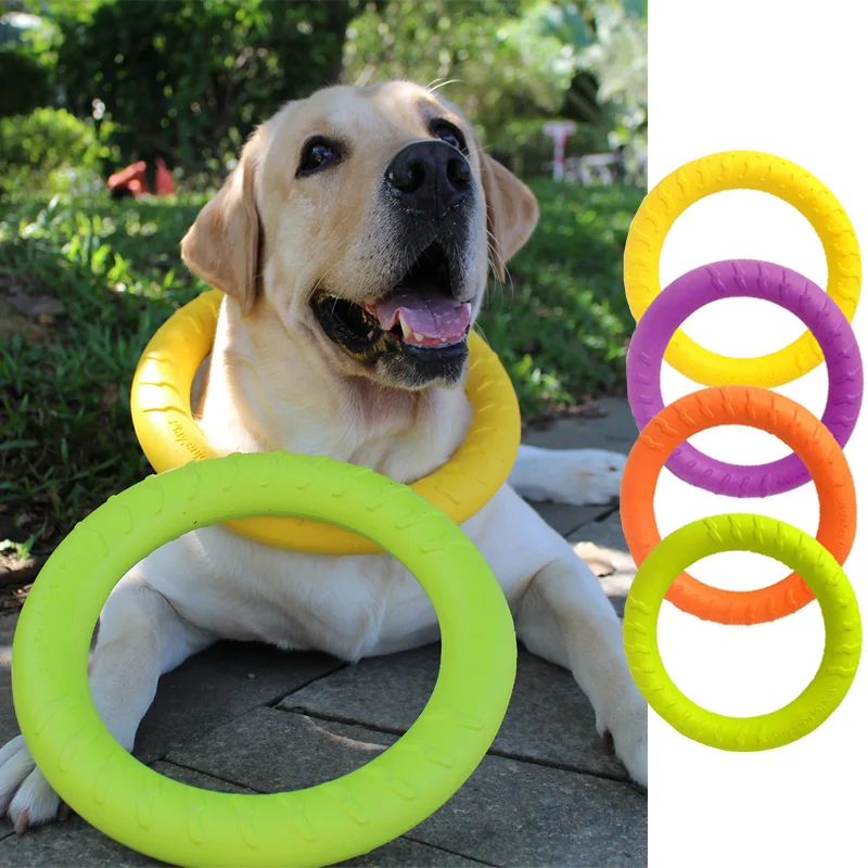 Pet Flying Discs EVA Dog Training Ring Puller Resistant Bite Floating Toy Puppy Outdoor Interactive Game Playing Products Supply
Pet Flying Discs EVA Dog Training Ring Puller Resistant Bite Floating Toy Puppy Outdoor Interactive Game Playing Products Supply