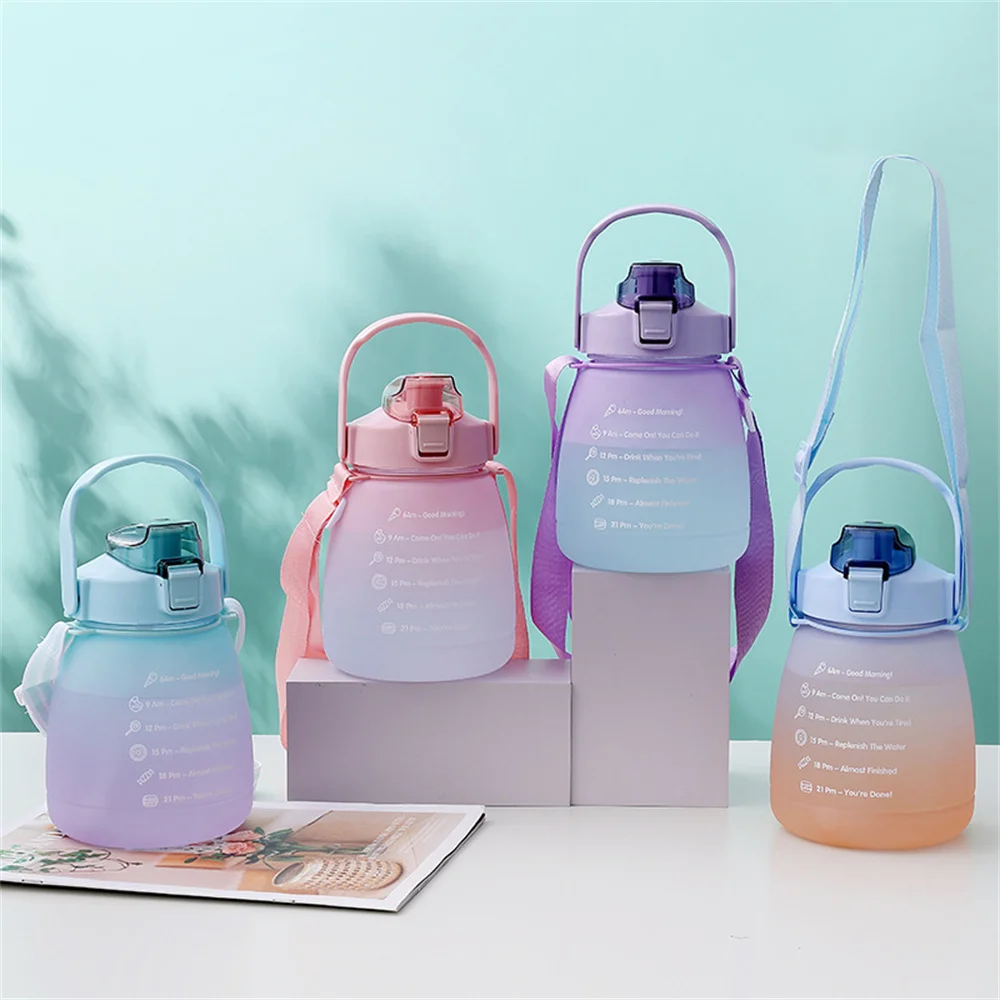 1300ml Water Bottle with Straw for Plastic Cute Water Cup Female Children Summer Outdoor Sports Portable Drinkware
1300ml Water Bottle with Straw for Plastic Cute Water Cup Female Children Summer Outdoor Sports Portable Drinkware