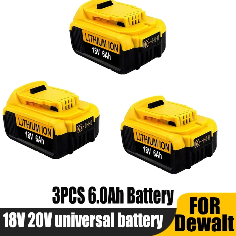 Genuine 18V/20 Volt MAX 6.0Ah DCB200 Replacement Li-ion Battery for DeWalt DCB205 DCB201 DCB203 Power Tool Batteries
Genuine 18V/20 Volt MAX 6.0Ah DCB200 Replacement Li-ion Battery for DeWalt DCB205 DCB201 DCB203 Power Tool Batteries