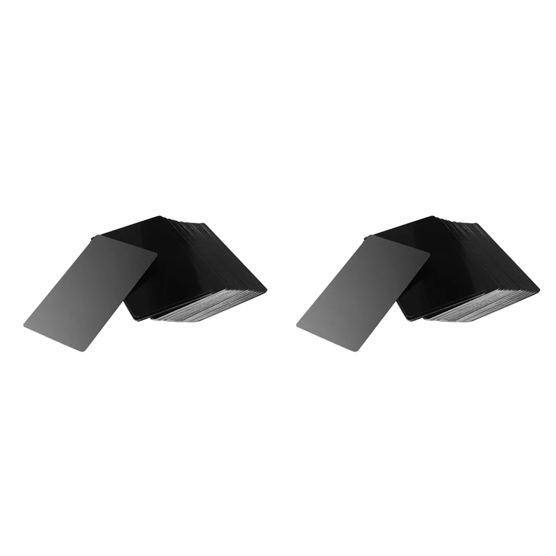 200 PCS Black Aluminum Alloy Card Engraving Metal Business Visit Business Card Blank 0.2Mm Thickness
200 PCS Black Aluminum Alloy Card Engraving Metal Business Visit Business Card Blank 0.2Mm Thickness