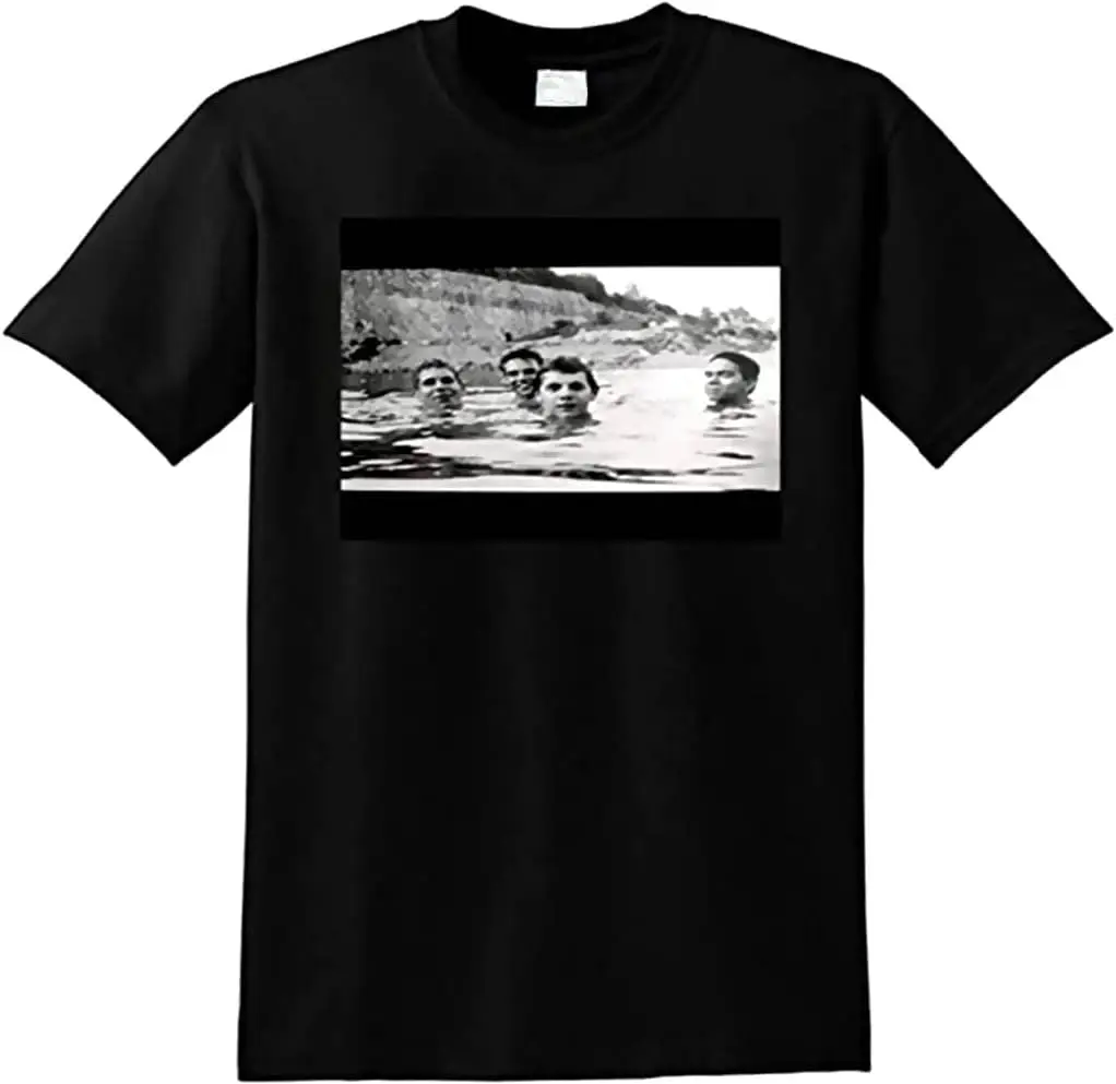 

SLINT SPIDERLAND Black Casual Crew Neck Sleeve Men's Short Sleeve Tee Top