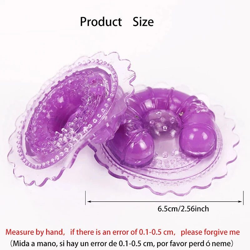 

1 Pair Breast Vibrator Nipple Sucker Clips Vibrators Female Masturbators Erotic Intimate Toys Breast Stimulator Adult Products