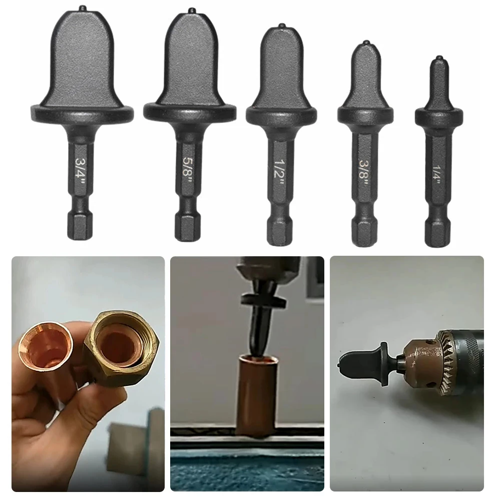5pcs Hex Handle Tube Expander 3/4'' 5/8'' 1/2'' 3/8'' 1/4'' Air Conditioner Swaging Flaring Set For Hard Soft Copper Power Tools
5pcs Hex Handle Tube Expander 3/4'' 5/8'' 1/2'' 3/8'' 1/4'' Air Conditioner Swaging Flaring Set For Hard Soft Copper Power Tools