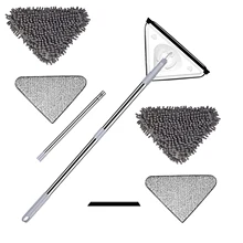Mini Triangle Deep Cleaning Mop 360 Degree Rotatable Adjustable Triangle Window Cleaner Mop 60 In Multifunctional Mops For Clean
Mini Triangle Deep Cleaning Mop 360 Degree Rotatable Adjustable Triangle Window Cleaner Mop 60 In Multifunctional Mops For Clean