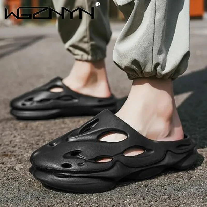 Men's Slippers Summer Soft EVA Beach Hole Shoes Outdoor Women's Slide Non-slip Tie-dyed Designer Personalized Hollow Shoes 36-45
Men's Slippers Summer Soft EVA Beach Hole Shoes Outdoor Women's Slide Non-slip Tie-dyed Designer Personalized Hollow Shoes 36-45