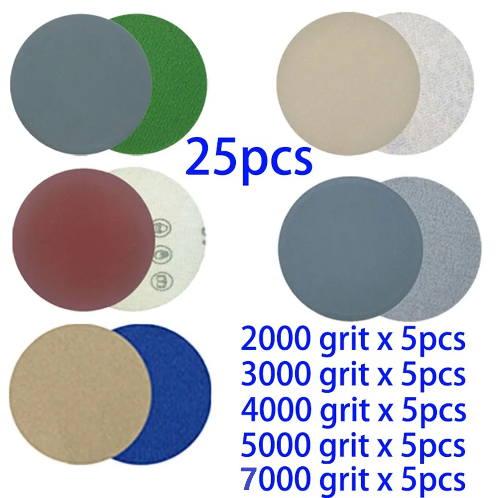 25pcs Sandpaper Sanding Discs Auto Waxing Sponge Sanding Pad Hook Loop 3 Inch Wooden Furniture Automotive Polishing Tool
25pcs Sandpaper Sanding Discs Auto Waxing Sponge Sanding Pad Hook Loop 3 Inch Wooden Furniture Automotive Polishing Tool