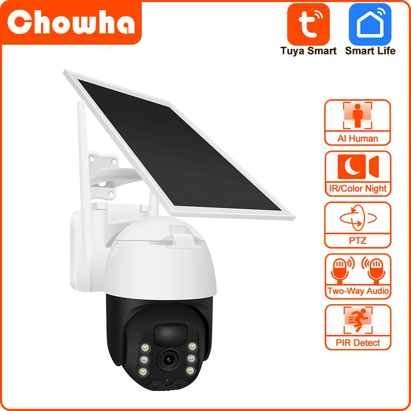 Tuya 3MP 4G WiFi Solar Panel Battery Powered Waterproof IP 4G SIM Security Camera HD Wireless Video Surveillance Outdoor Cameras
Tuya 3MP 4G WiFi Solar Panel Battery Powered Waterproof IP 4G SIM Security Camera HD Wireless Video Surveillance Outdoor Cameras