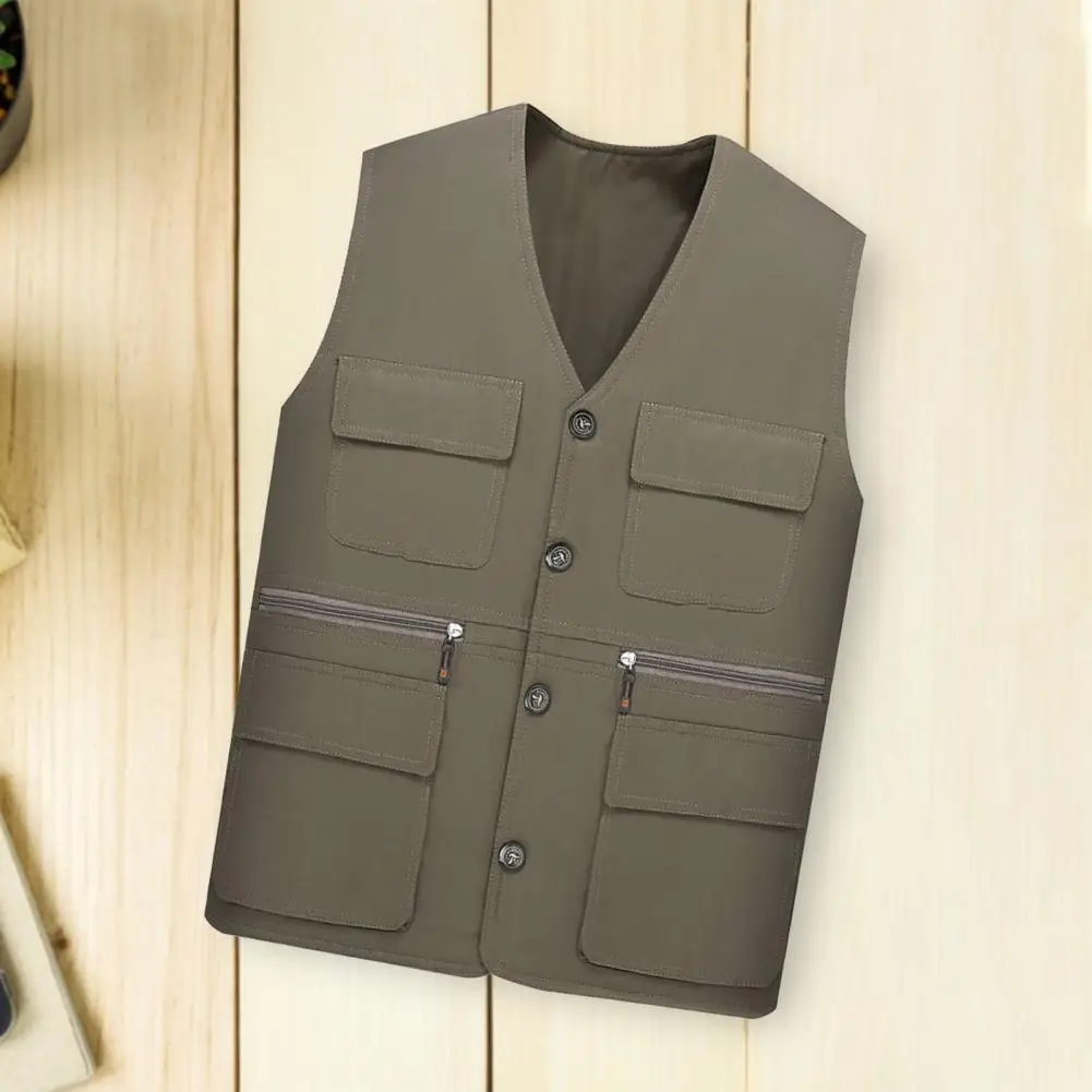 Stylish Solid Color Autumn Winter Relaxed Fit Inner Pockets Overall Vest Jacket Super Soft Men Cargo Vest for Hunting
Stylish Solid Color Autumn Winter Relaxed Fit Inner Pockets Overall Vest Jacket Super Soft Men Cargo Vest for Hunting