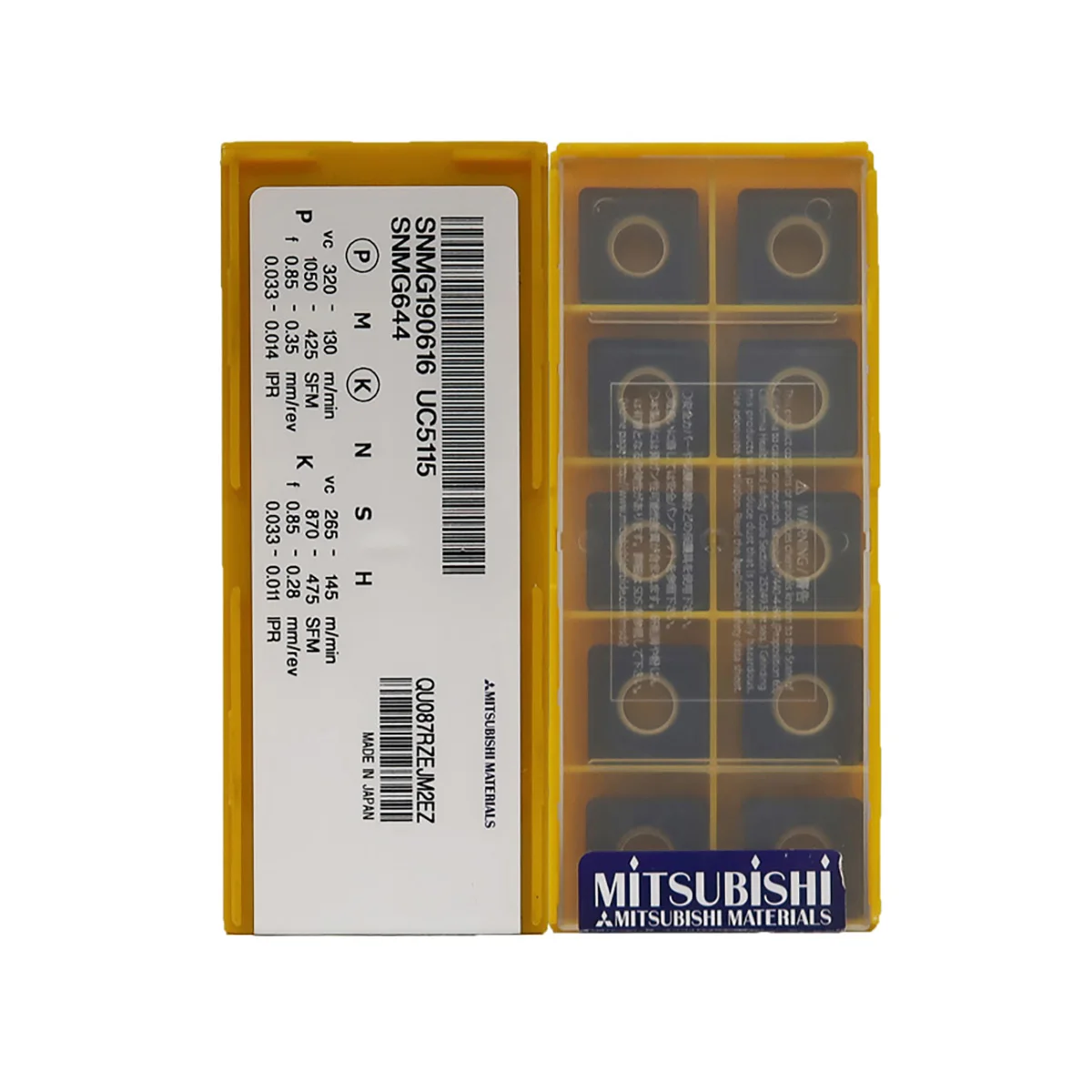 Mitsubishi100% Original SNMG SNMG12 SNMG120408 SNMG120412 SNMG120404 MA MS VP15TF US735 Medium Roughing Carbide Turning Inserts
Mitsubishi100% Original SNMG SNMG12 SNMG120408 SNMG120412 SNMG120404 MA MS VP15TF US735 Medium Roughing Carbide Turning Inserts