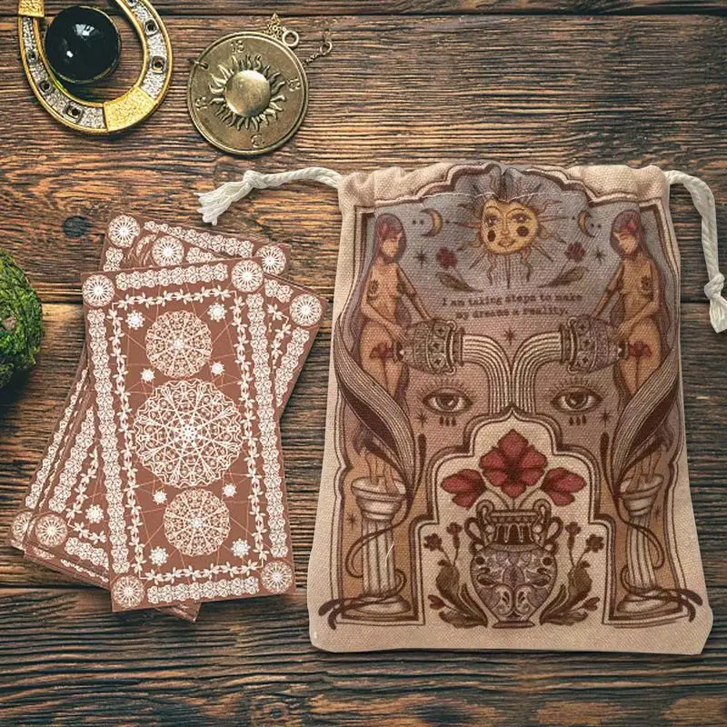 Flower Goddess Tarot Card Bags Organizer Double-sided Printing Velvet Bags with Drawstrings for Tarot Deck Cards Dice 13cmx18cm
Flower Goddess Tarot Card Bags Organizer Double-sided Printing Velvet Bags with Drawstrings for Tarot Deck Cards Dice 13cmx18cm
