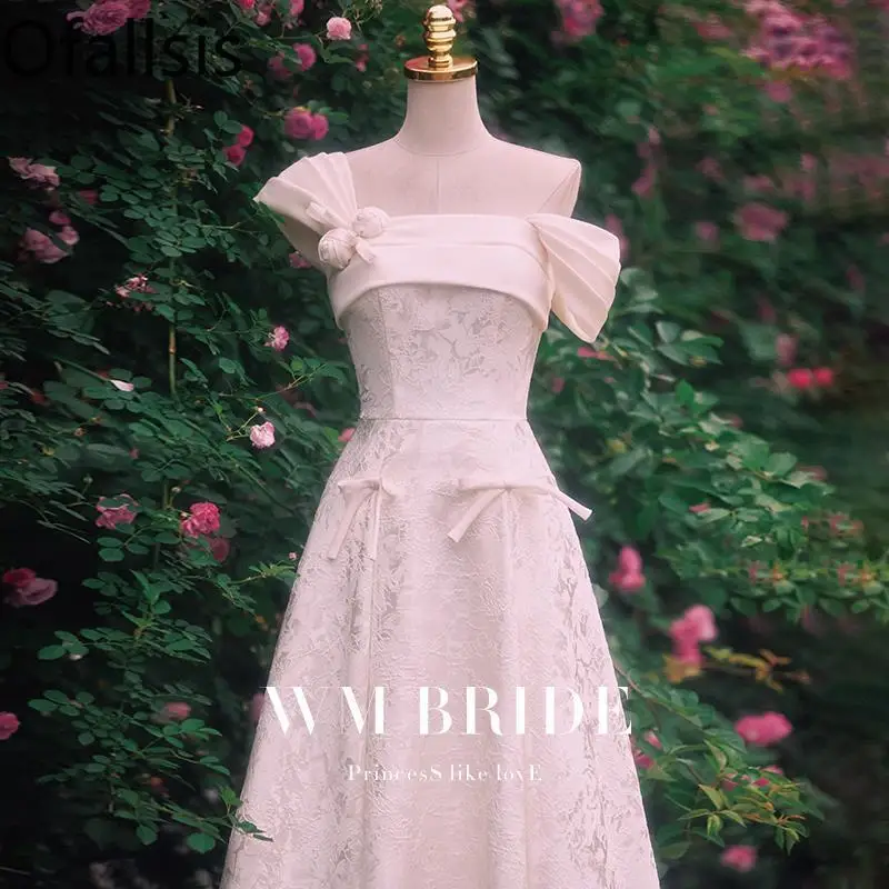 Ofallsis Toast Attire Bride's Engagement Dress 2023 Summer New French Style Vintage Registration Formal Light Wedding Dresses
Ofallsis Toast Attire Bride's Engagement Dress 2023 Summer New French Style Vintage Registration Formal Light Wedding Dresses