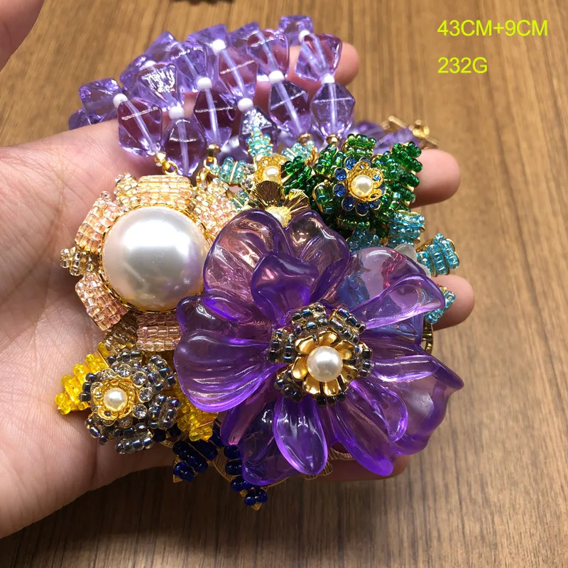 New European and American high quality medieval jewelry fresh sweet purple glass multi-layer necklace hand-woven high-grade 6 Mallzona S6d6c6a68bd6d4a358c95bf536b365292Y New European and American high quality medieval jewelry fresh sweet purple glass multi-layer necklace hand-woven high-grade Mallzona
