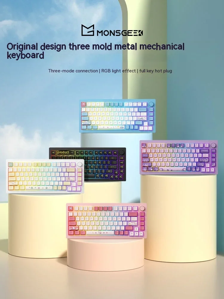 Monsgeek M1 M1w Aluminum Alloy 2.4g Wireless Three-mode Mechanical Keyboard Customized Gaming Keyboard Hot-swappable Gasket Rgb
Monsgeek M1 M1w Aluminum Alloy 2.4g Wireless Three-mode Mechanical Keyboard Customized Gaming Keyboard Hot-swappable Gasket Rgb