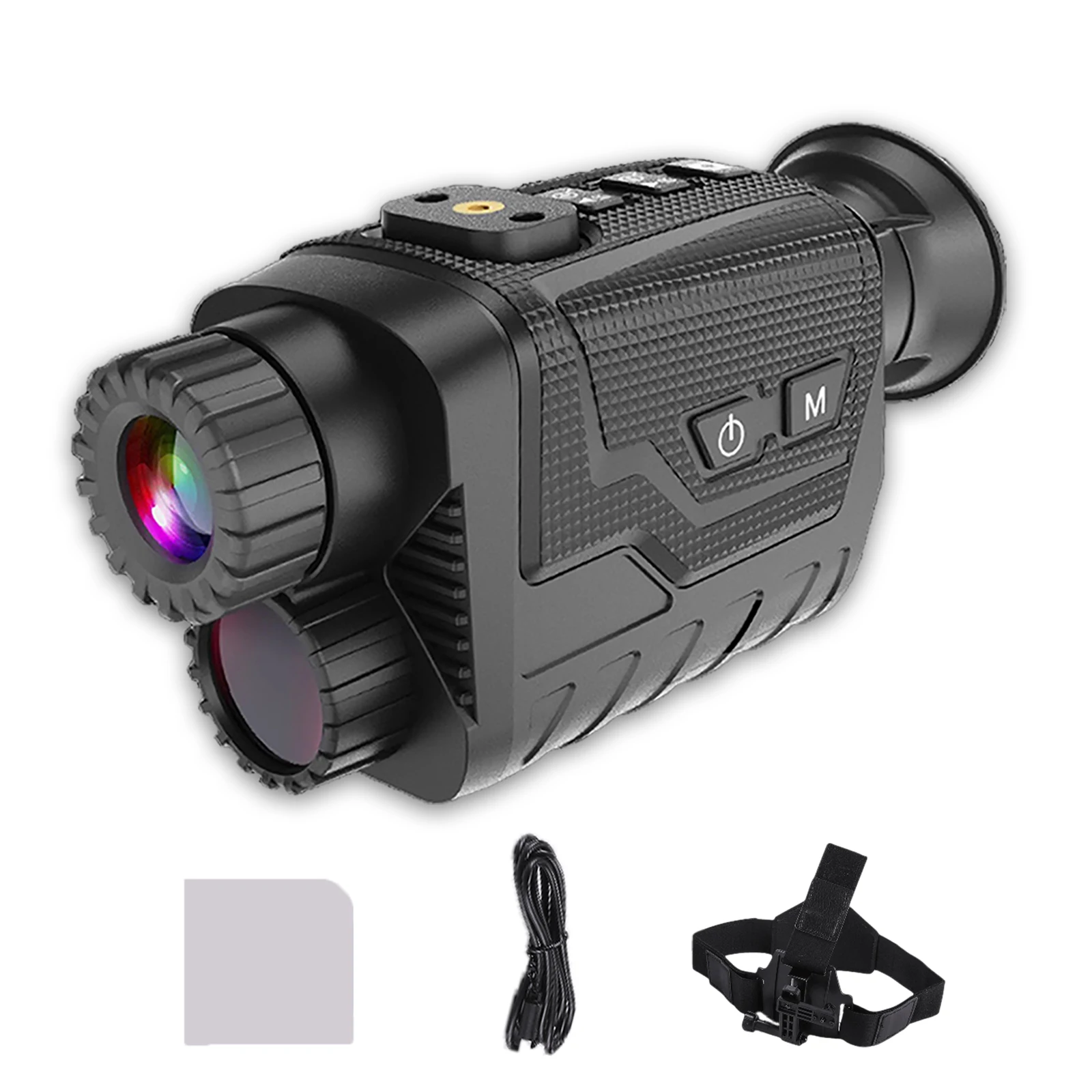 

NV8260 4K Video 400M Infrared Camcorder Helmet Night Vision Goggles for Hunting Patrol FHD Head Mounted Night Vision Monocular