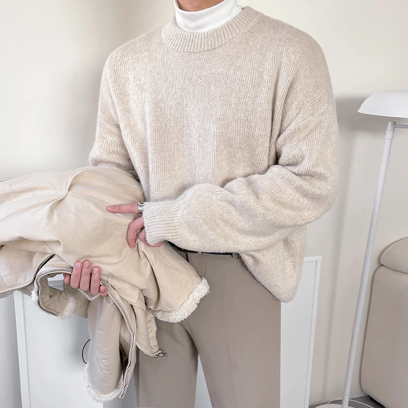 Men's Sweater New Style Autumn and Winter Hip Hop Sweater Men Streetwear Solid Color Pullover Tops Harajuku Sweater Z137
Men's Sweater New Style Autumn and Winter Hip Hop Sweater Men Streetwear Solid Color Pullover Tops Harajuku Sweater Z137
