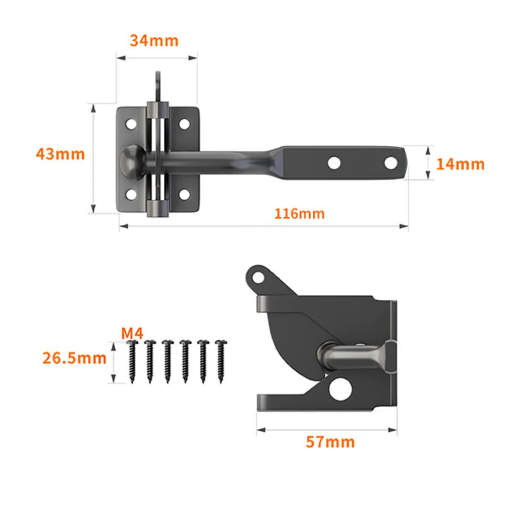 Effortless Operation Fence Latch Door Lock, Made of Long Lasting Carbon Steel, Provide Secure Protection for Your Property
Effortless Operation Fence Latch Door Lock, Made of Long Lasting Carbon Steel, Provide Secure Protection for Your Property