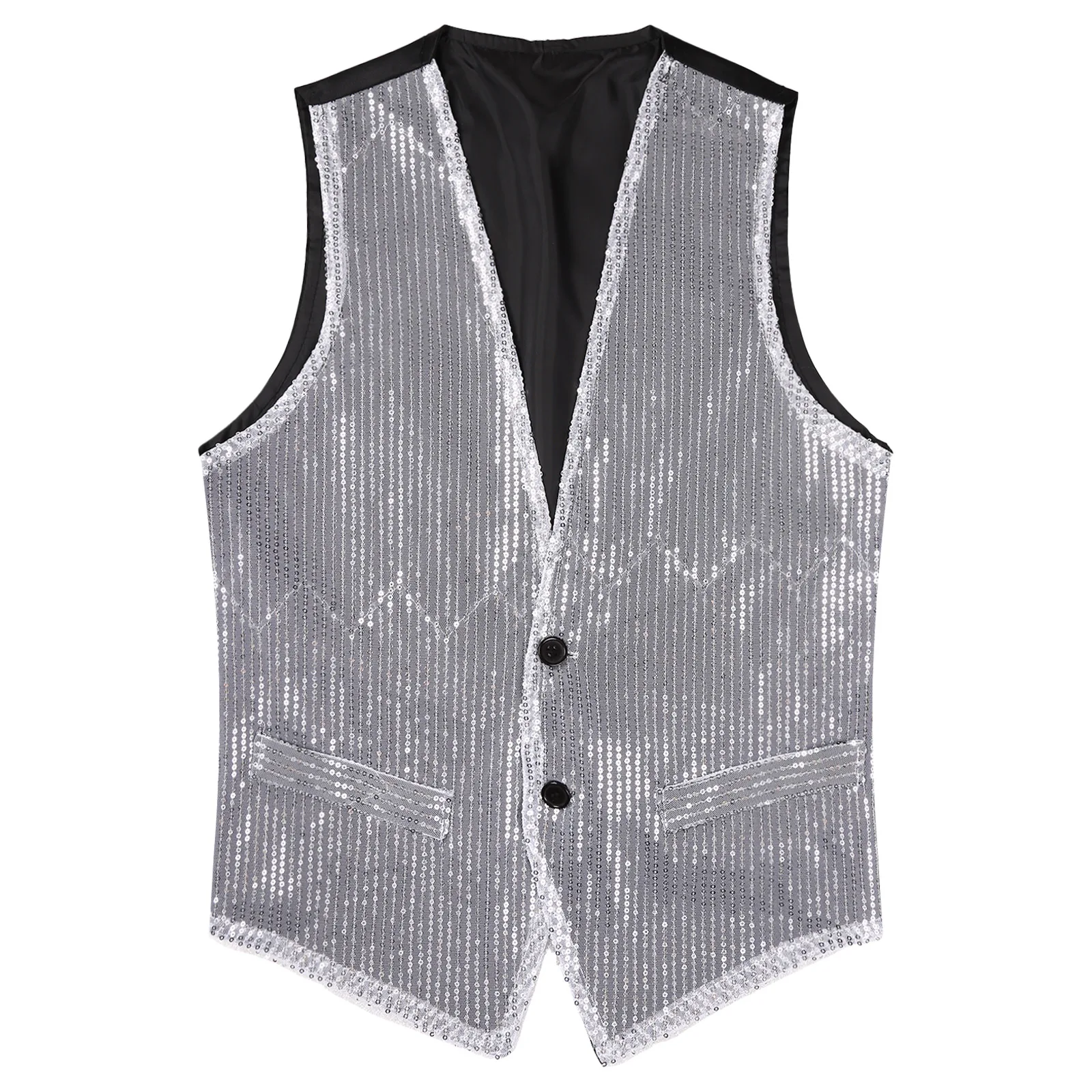 Mens Womens Shining Sequins Clothes Street Hip-hop Jazz Modern Dance Vest Waistcoat Stage Performance Costumes Clubwear
Mens Womens Shining Sequins Clothes Street Hip-hop Jazz Modern Dance Vest Waistcoat Stage Performance Costumes Clubwear