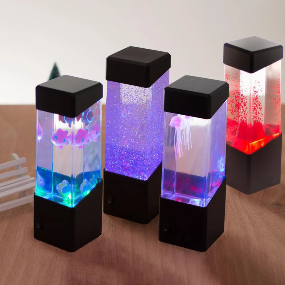 Mini LED Simulation Jellyfish Night Lamp Bedside Table Lamp With Button Switch USB Powered Nursery Night Light For Living Room
Mini LED Simulation Jellyfish Night Lamp Bedside Table Lamp With Button Switch USB Powered Nursery Night Light For Living Room