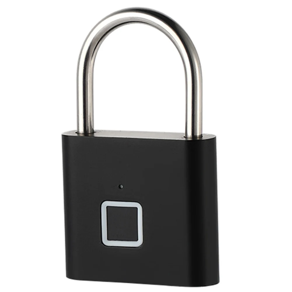Fingerprint Padlock Keyless USB Rechargeable Door Lock For Gym School Luggage Zinc Alloy Intelligent Safety Electronic DoorLock
Fingerprint Padlock Keyless USB Rechargeable Door Lock For Gym School Luggage Zinc Alloy Intelligent Safety Electronic DoorLock