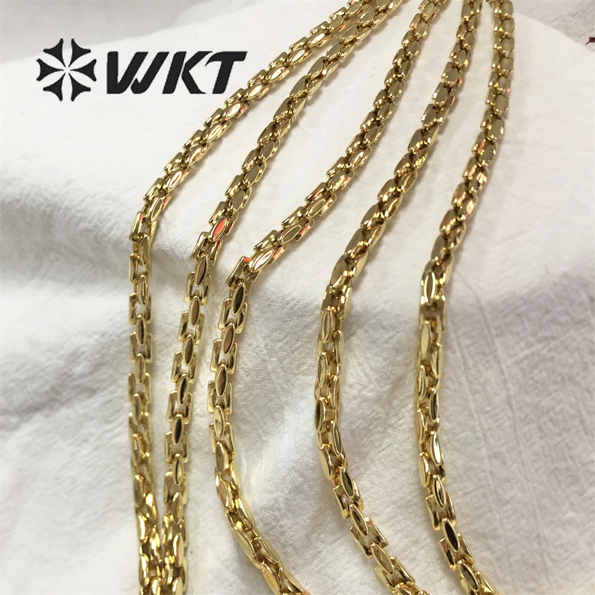 

WT-BC179 Best 2021 Newest Jewelry And Yellow Brass With 18K Real Gold Plated Necklace Chain Very Nice Accessories For Lady