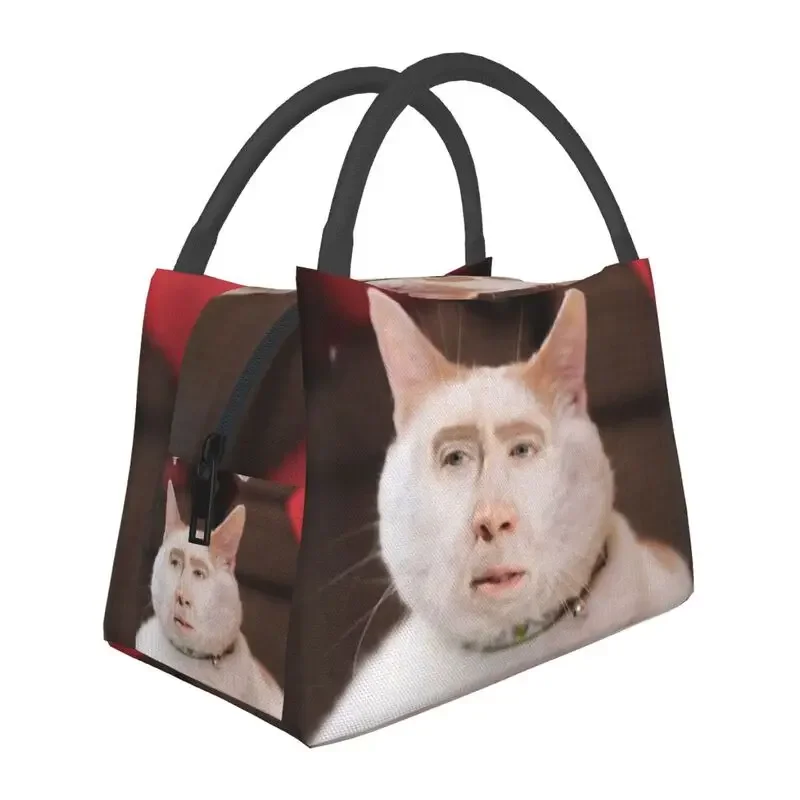 Nicolas Cage Cat Meme Insulated Lunch Bag for Women Portable Cooler Thermal Lunch Box Beach Camping Travel
Nicolas Cage Cat Meme Insulated Lunch Bag for Women Portable Cooler Thermal Lunch Box Beach Camping Travel