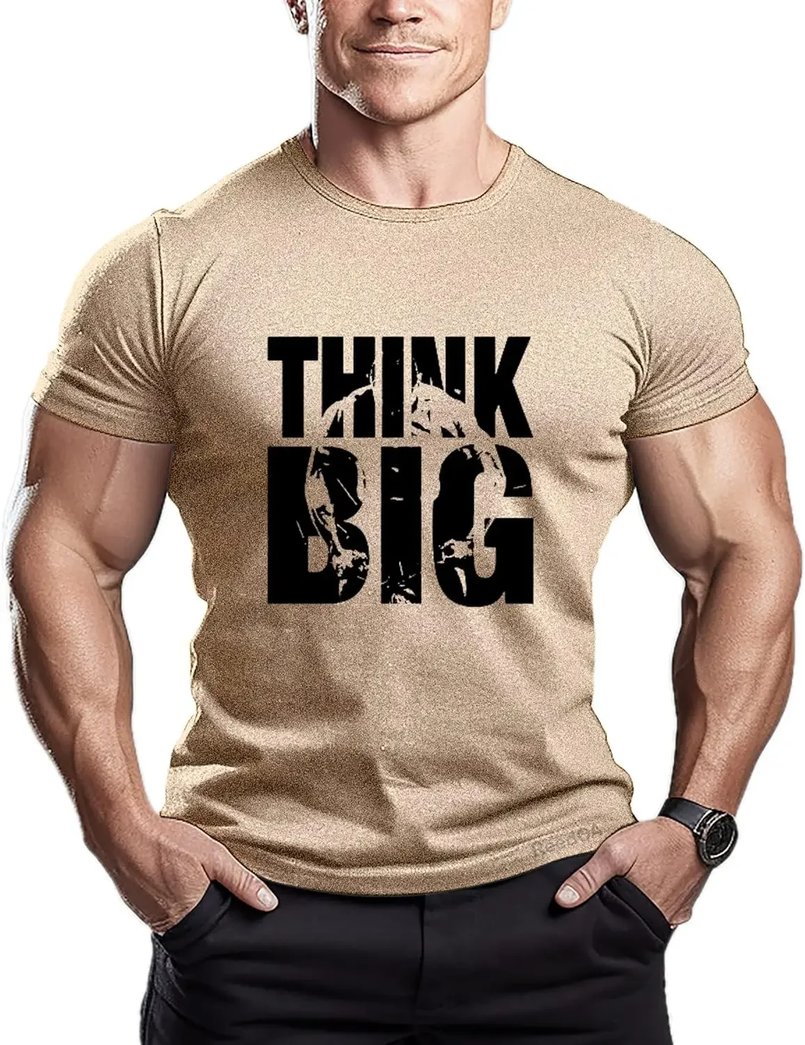 Мужская футболка Think Big для бодибилдинга, тренировочный топ для тренажерного зала, модные рубашки для тренировок, хипстерская рубашка
Мужская футболка Think Big для бодибилдинга, тренировочный топ для тренажерного зала, модные рубашки для тренировок, хипстерская рубашка