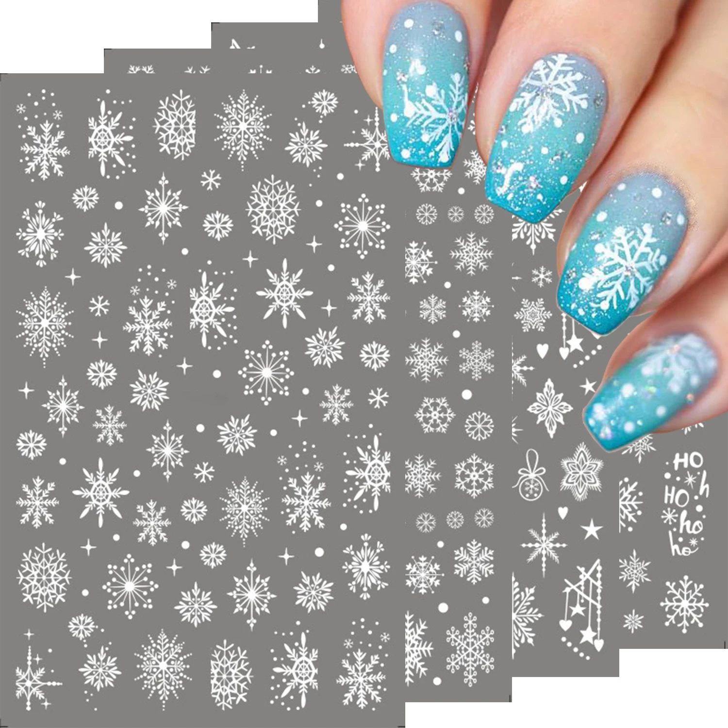8 шт., Новогодняя наклейка для дизайна ногтей
8 шт., Новогодняя наклейка для дизайна ногтей