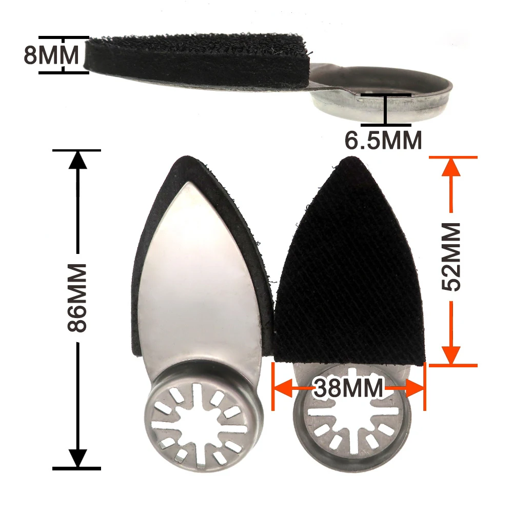 38*86mm Triangle Oscillating Tool Sandpaper Pad Sanding Disc Sanding Finger Pad Polishing Tools Ecoflow Accessories Lixadeira
38*86mm Triangle Oscillating Tool Sandpaper Pad Sanding Disc Sanding Finger Pad Polishing Tools Ecoflow Accessories Lixadeira