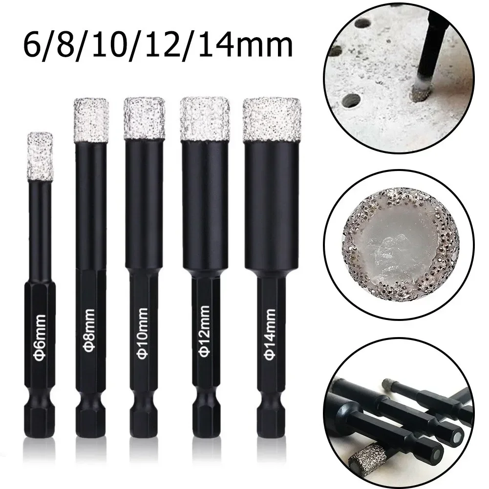 1PCS 5/6/8/10/12/14/16mm Diamond Dry Drill Bits Hole Saw Cutter Hex Drill Bit Set Drilling Pilot Holes For Marble Ceramic Tile
1PCS 5/6/8/10/12/14/16mm Diamond Dry Drill Bits Hole Saw Cutter Hex Drill Bit Set Drilling Pilot Holes For Marble Ceramic Tile