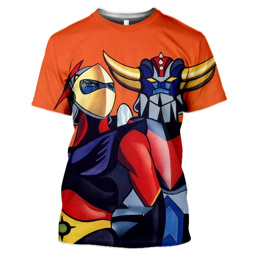 Anime T-shirt Goldorak 3D printed sports fitness fashion classic T-shirt men's and women's short-sleeved blazer
Anime T-shirt Goldorak 3D printed sports fitness fashion classic T-shirt men's and women's short-sleeved blazer