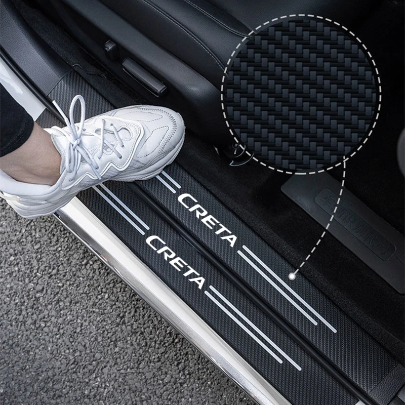 4PCS For Hyundai IX25 Creta 2015 2016 2017 2018 Car Door Sill Scuff Plate Decor Carbon Fiber Waterproof Stickers Accessories
4PCS For Hyundai IX25 Creta 2015 2016 2017 2018 Car Door Sill Scuff Plate Decor Carbon Fiber Waterproof Stickers Accessories