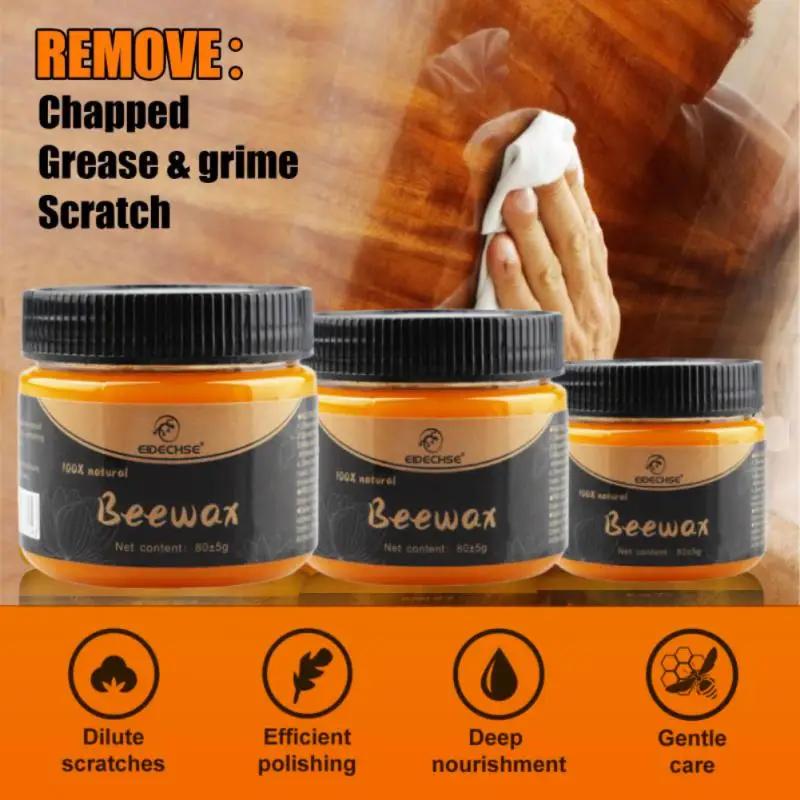 Maintenance Wax Wood Seasoning Beewax Solid Wood Furniture Polishing Organic Natural Pure Wax Furniture Care Beeswax 80g Newest
Maintenance Wax Wood Seasoning Beewax Solid Wood Furniture Polishing Organic Natural Pure Wax Furniture Care Beeswax 80g Newest