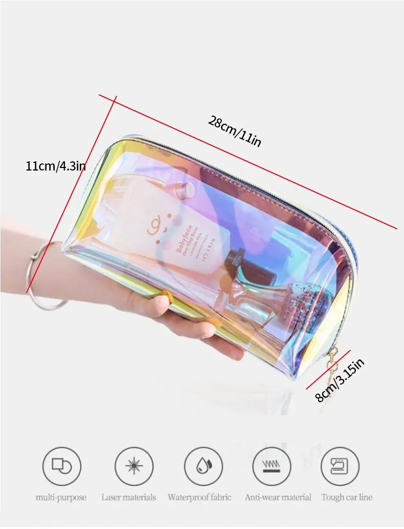 Laser Cosmetic Bag Ins Style Korean Cosmetics Semicircle Travel Buggy Bag Portable Dumpling Shaped Transparent Wash Bag 2 Mallzona S6d8315c7f59e4952b6508e1fa01b2da0X Laser Cosmetic Bag Ins Style Korean Cosmetics Semicircle Travel Buggy Bag Portable Dumpling Shaped Transparent Wash Bag Mallzona