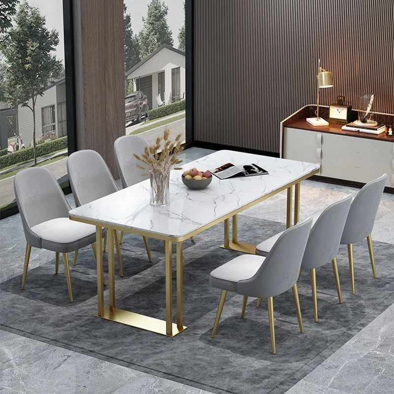

Современные скандинавские стулья для столовой из синтетической кожи, роскошный эргономичный стул для столовой, дизайнерская офисная мебель для дома, WK
