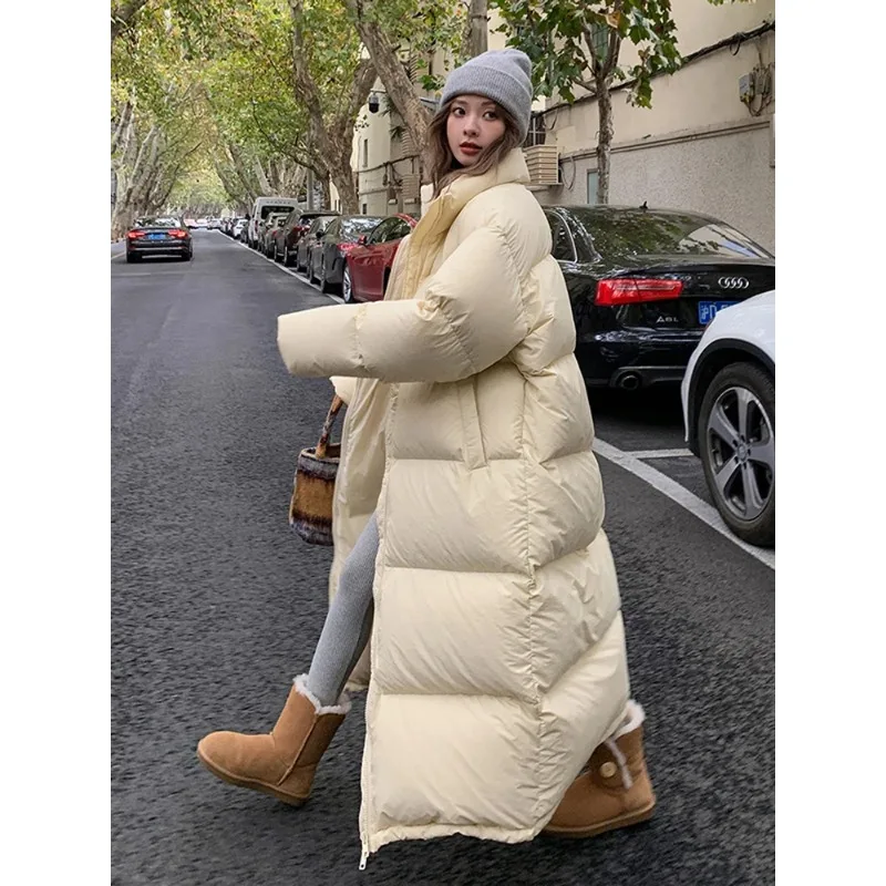 Oversized Long Coat Women Winter Down Cotton Jacket Female Korean Fashion Padded Overcoat Ladies Casual Thick Warm Zipper Coats
Oversized Long Coat Women Winter Down Cotton Jacket Female Korean Fashion Padded Overcoat Ladies Casual Thick Warm Zipper Coats