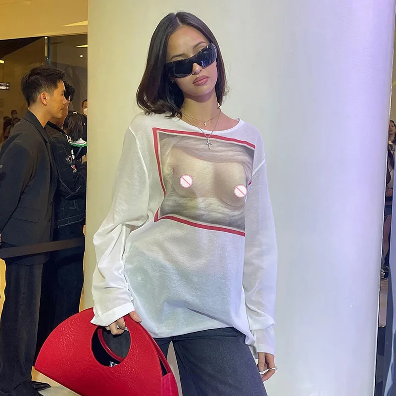 M23tp615 American Sexy Hot Girl Fashion Casual Loose Long Sleeve round Neck Pullover Top Women's Spring and Autumn New Sawdk
M23tp615 American Sexy Hot Girl Fashion Casual Loose Long Sleeve round Neck Pullover Top Women's Spring and Autumn New Sawdk